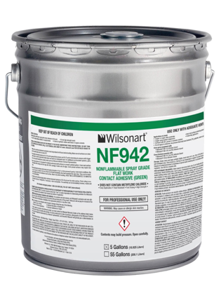 Picture of NF942 Wilsonart Non-Flammable Spray Grade (Green) - 5 Gal. Pail