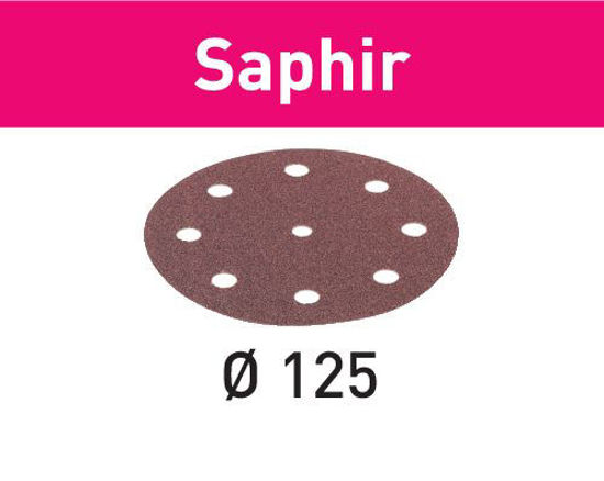 Picture of Abrasive sheet Saphir STF D125/8 P24 SA/25